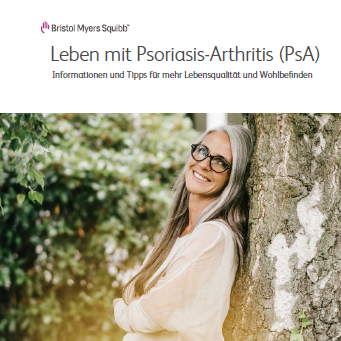 Broschüre Leben mit Psoriasis-Arthritis